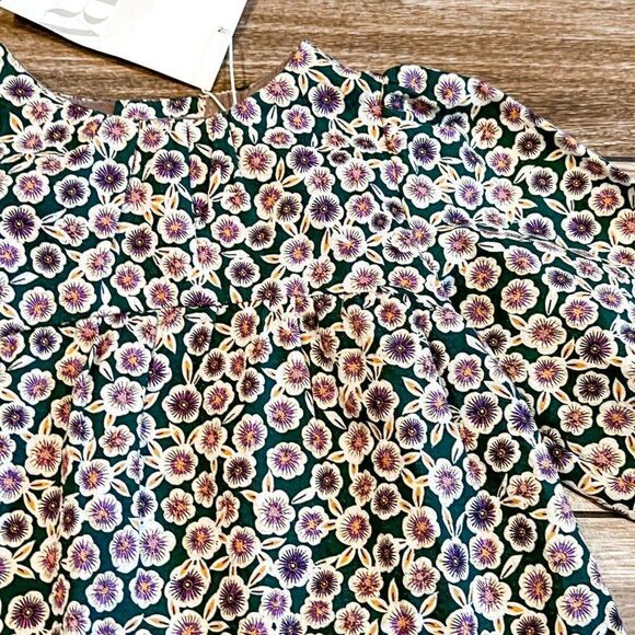 NWT! Zara Floral Print Dress with Boomers Size 9-12M - Picture 2 of 7